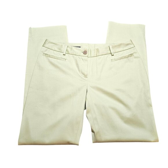 Brooks Brothers Womens Light Green 346 Natalie Fit Dress Pants Size 4 Cotton Ble - Picture 3 of 16